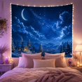 thumbnail image 2 of Magical Night Vast With Deep Sky, Mystical Fantasy for Space Lovers, Galaxy Room Decor Statement Accent, Christmas Gift, Tapestry Wall Hanging for Bedroom and Dorm, 2 of 7