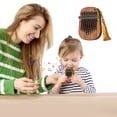 thumbnail image 1 of Mini Piano à Pouce Kalimba 8 Touches Clair, 1 of 2