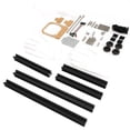 thumbnail image 3 of Gupbes DIY Computer Case,DIY Open Frame Heat Dissipation Aluminum Alloy Computer PC Case Chassis For ITX (Black S),Computer Case, 3 of 8