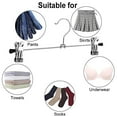 thumbnail image 4 of Pants Hangers with Clips,20 Pack Skirt Hangers for Pant Shorts Jeans Trousers Metal Clips Hanger Heavy Duty Adjustable for Men Women Kids Clothes, 4 of 6