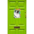 thumbnail image 2 of Keeshond Easter Eggtravaganza Aluminium Metal Wall or Door Hanging Prints, 2 of 2