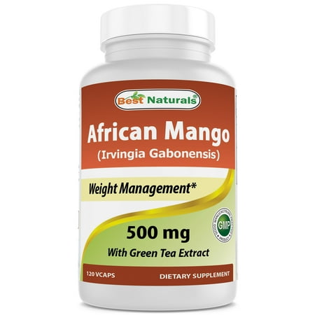 Best Naturals African Mango 500 mg 120 VCaps (The Best Greens Supplement)