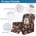 thumbnail image 5 of Kuiaobaty Hedgehog Print Recliner Chair Cover for Large Recliner Reclining Sofa Slipcover Washable Reclining Slipcover Comfortable Lazy Boy Chair Cover with Elastic Bottom for Living Room, 5 of 8