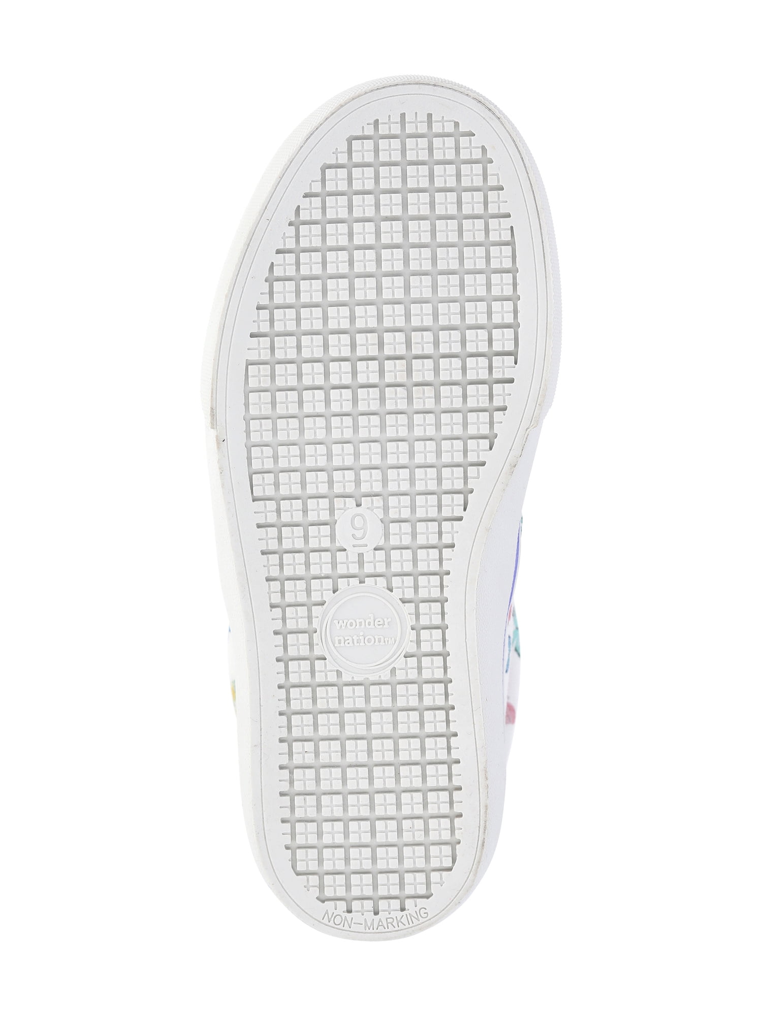 Wonder Nation Little and Big Girls Casual Slip On Sneakers