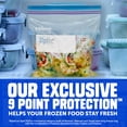 thumbnail image 5 of Ziploc Freezer Gallon Food Storage Bags, School Supplies, Stay Open Design, Grip 'n Seal Technology, Zipper, 80 Count, 5 of 16