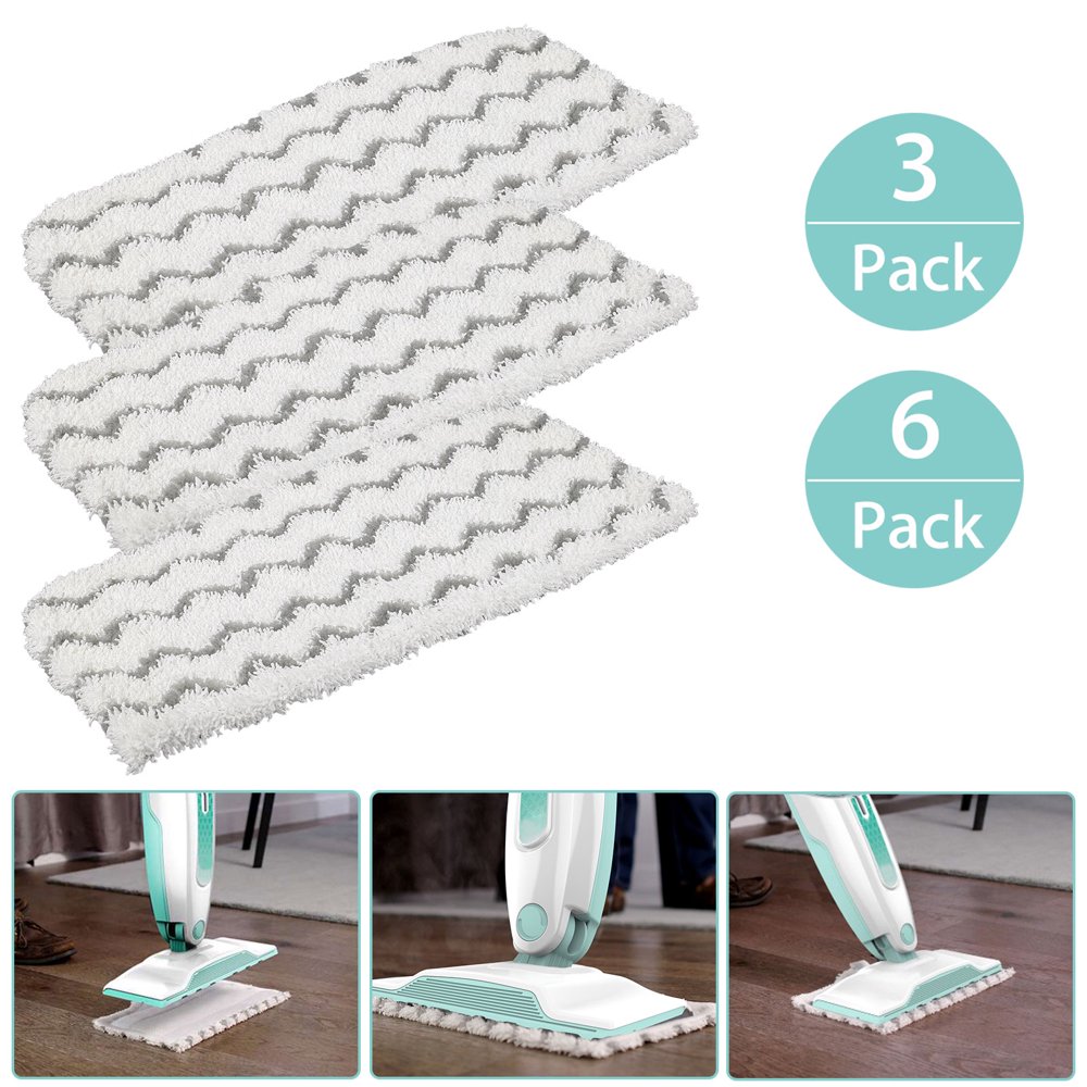 TSV Replacement Washable Cleaning Pads, Fits for Shark Steam Mop S1000