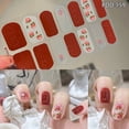 thumbnail image 4 of Tiras impermeables de Gel para uñas, 14 tiras de pegatinas semicuradas, cubierta completa, tiras de esmalte de uñas, parche de uñas florístico, fabricación de Arte de uñas DIY, 4 of 7