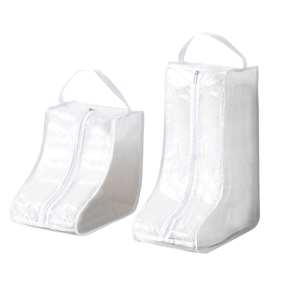 2 X Storage Bags (1 X Long Storage Bag 1 X Short Storage Bag) Boot Storage Bag Shoe Cover Boots Boots Protective Cover Travel Shoe Bag