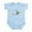 Sky Blue, variant on CafePress - Stork Baby Jamaica Infant Bodysuit - Baby Light Bodysuit, Size Newborn - 24 Months