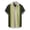 Khaki, variant on SXCXLSA Mens Striped Shirt Regular Fit Collar Short Sleeve Button Down Shirt Comfortable Business Casual Tee Gold XL