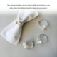 thumbnail image 3 of Advancent 6 piezas de anillos de servilletas de boda de moda con joyería hecha a mano suministros de fiesta decoración boda centro de Halloween Type3 NO3, 3 of 6
