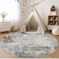 thumbnail image 4 of x Area Rug Living Room Rugs - Washable Neutral Modern Abstract Soft Thin Large Rug Indoor Floor No Slip Rug Carpet for Bedroom Under Dining Table Home Office Decor -, 4 of 9