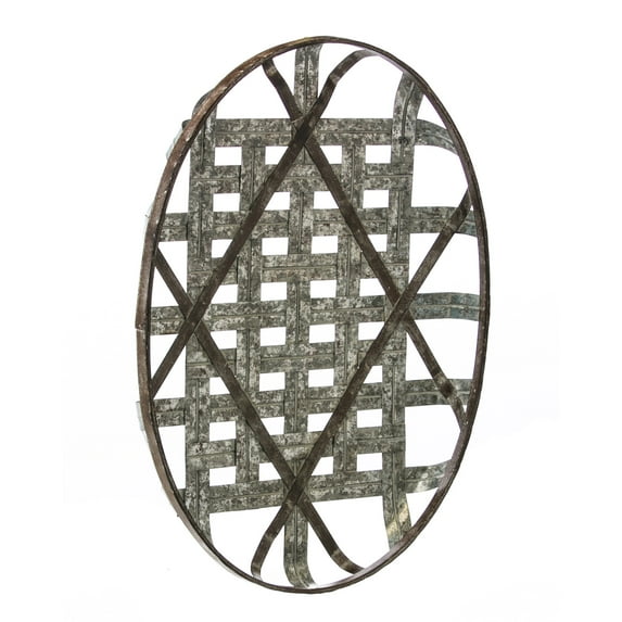 Evergreen Oval Tobacco Basket Wall Decor, 16.93'' x 2.76'' x 23.62'' inches