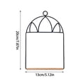thumbnail image 3 of Pet Supplies Portable Bird Swing for Hummingbirds Stylish Outdoor Accessory Easy to Hang Metal Frame Design, 3 of 5