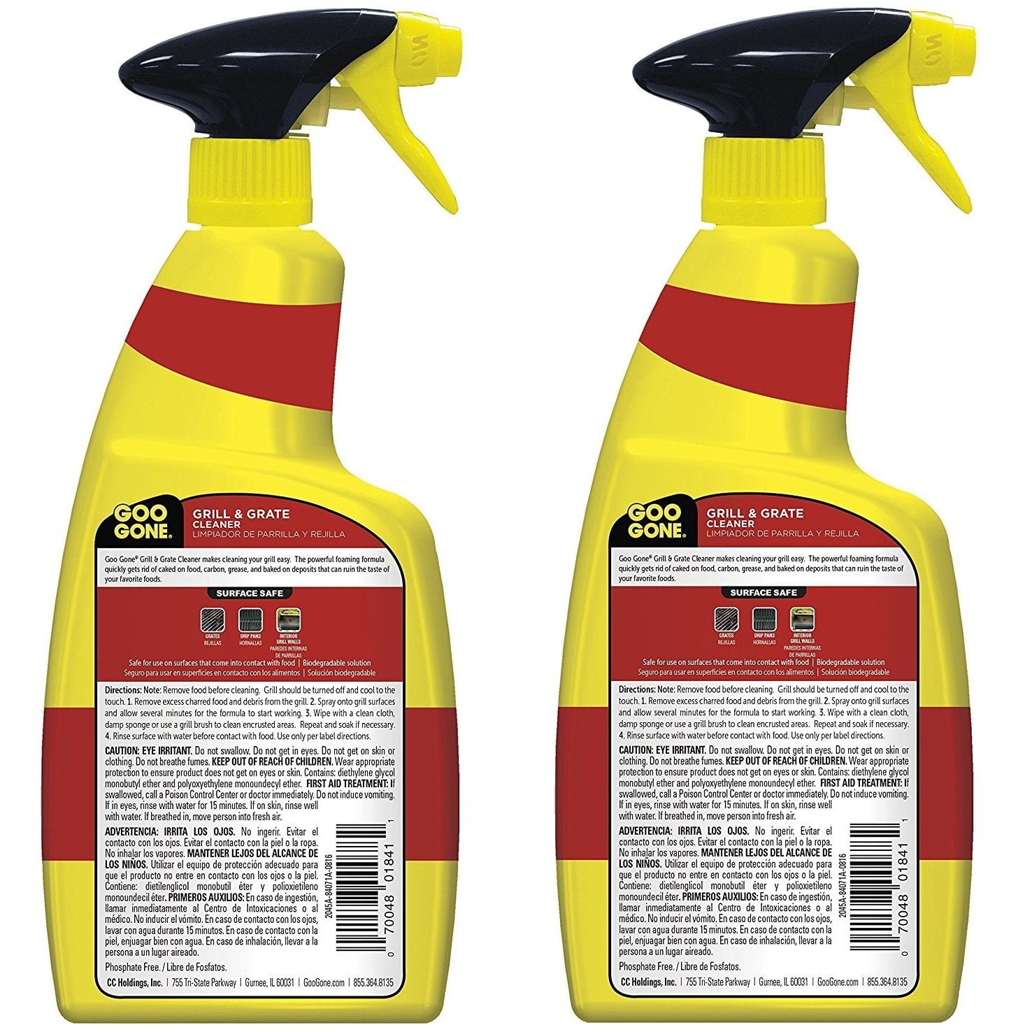 Goo Gone Grill and Grate Cleaner 2 Pack 48 oz Djibouti Ubuy