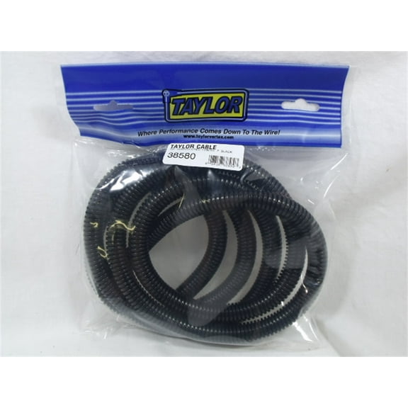 Taylor Wire / Vertex 38580 TAY38580 1/2IN CONVOLUTED TUBING 7FT BLACK