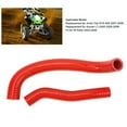 thumbnail image 4 of Radiator Coolant Hose, Engine Compartment Silicone Radiator Hose Stable Connection 2PCS Anti High Pressure Three Layer Thickened  for KFX400 Blue,Red,Black, 4 of 7