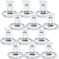 thumbnail image 1 of Portavelas AGLARY de cristal cónico, 12 unidades, transparentes, 1 of 7