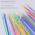 thumbnail image 3 of 500 Pcs Disposable Micro Applicator Brush, Gelme Nutri Micro Swabs-blue, 3 of 5