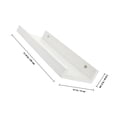 thumbnail image 2 of UPGRATOR Floating Shelves For Kitchen Wall Shelf White Wood Storage 1Pcs, 2 of 7