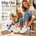 thumbnail image 2 of OYPGUE Orthopedic Zipper Sneakers for Women, Wide Toe Box Comfortable Walking Shoe, 2 of 8
