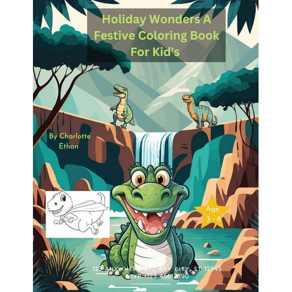 Holiday Wonders A Festive Coloring book for Kids (Paperback)
