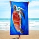 thumbnail image 4 of Microfiber Beach Towel Super Colorful Bath Towel Sandproof Beach Blanket Multi-Purpose Towel For Travel Swimming Pool 30x60 Inch, 4 of 8