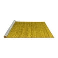 thumbnail image 2 of Ahgly Company Machine Washable Indoor Rectangle Abstract Yellow Modern Area Rugs, 3' x 5', 2 of 4