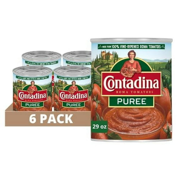 Contadina Tomato Puree, 29 oz (Pack KKS1 of 6 Cans)