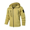 thumbnail image 4 of NOLDARES Men's Warm Jacket Autumn and Winter Jacket Water Resistant Softshell Windproof Coats with Pockets(Green,XXL), 4 of 6
