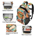 thumbnail image 5 of JIALIOU 14" Laptop Backpack Waterproof Airline Approved Stylish Casual Daypack for Travel Business College Work, Colorful Bohemian Geometry, 5 of 8