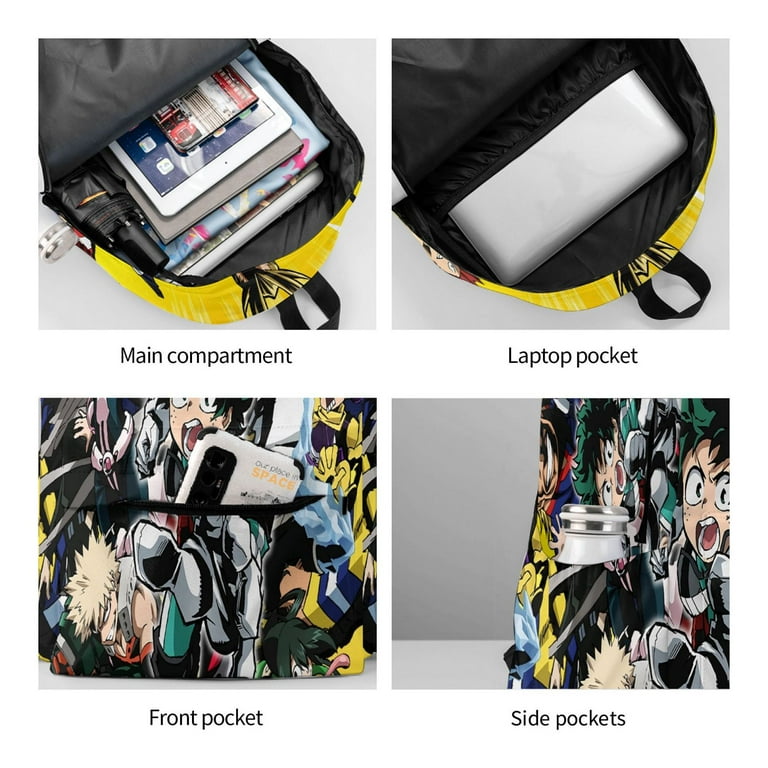 My Hero Academia Boku Backpack Schoolbag Laptop Daypack Large