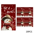 thumbnail image 2 of Seyotauo 20 Pcs Christmas Snowman Napkins Winter Snowflake Guest Napkin 2 Ply Paper Hand Towels Merry Christmas Disposable Dinner Napkins for Xmas Party Home Kitchen Bathroom Table Decor, 2 of 6