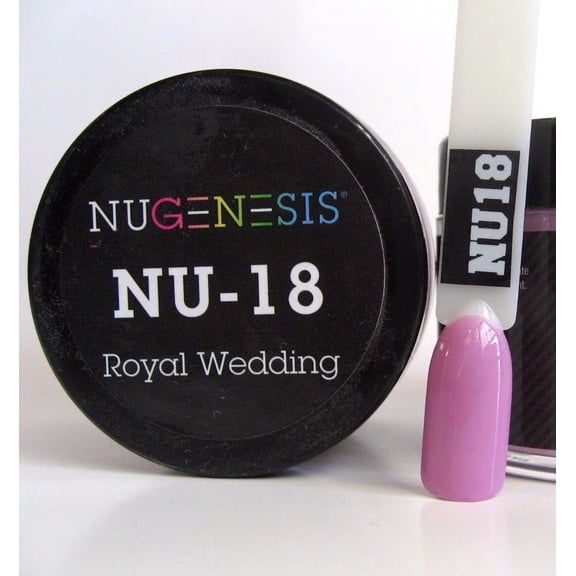 NUGENESIS Nail Color Dip Dipping Powder 1oz/jar - NU18 Royal Wedding