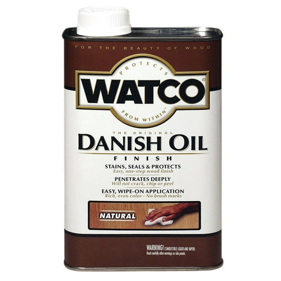 qt Rust-Oleum 242218 Natural Watco Danish Oil Finish, Low VOC