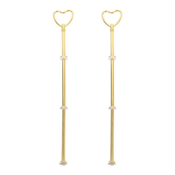 KAKOWELY 2 soportes para postres y fruteros para bodas (dorados)