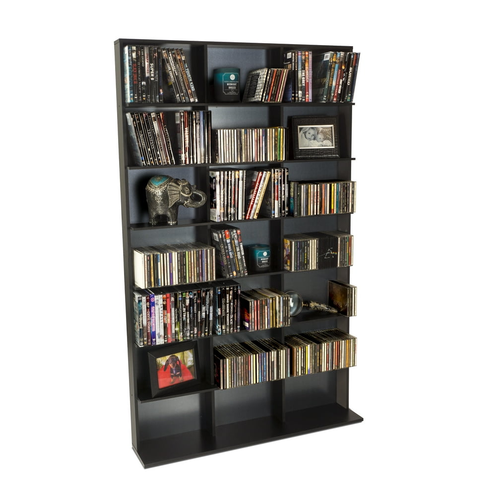 Atlantic 60"x37" Elite Medium Media Storage Shelf Bookcase (420 DVDs