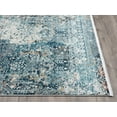 thumbnail image 4 of Abani Azure Collection Grey Blue 4' x 6' Vintage Area Rug, 4 of 5