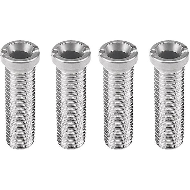 4 Vis Pour Panier D'vier Acier Inoxydable 12 * 45mm - Argent, Vis Pour Couvercle De Filtre D'vier Panier D'vier