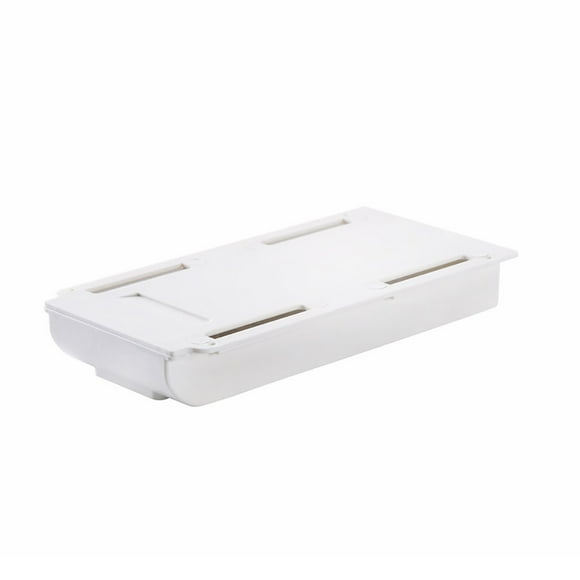 Clearance REALUX Food Storage Self Stick Pencil Tray Desk Table Storage Drawer Organizer Box Under Desk Stand
