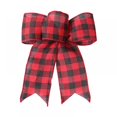 thumbnail image 2 of 5 PCS Rocky Mountain Goods Red Bow - Christmas Wreath Bow - Great for Large Gifts - Indoor/Outdoor use - Waterproof Velvet, 2 of 8