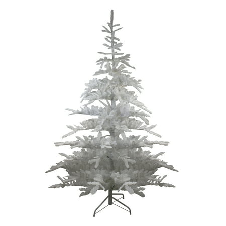 7' Snowy White Nobilis Fir Artificial Christmas Tree -
