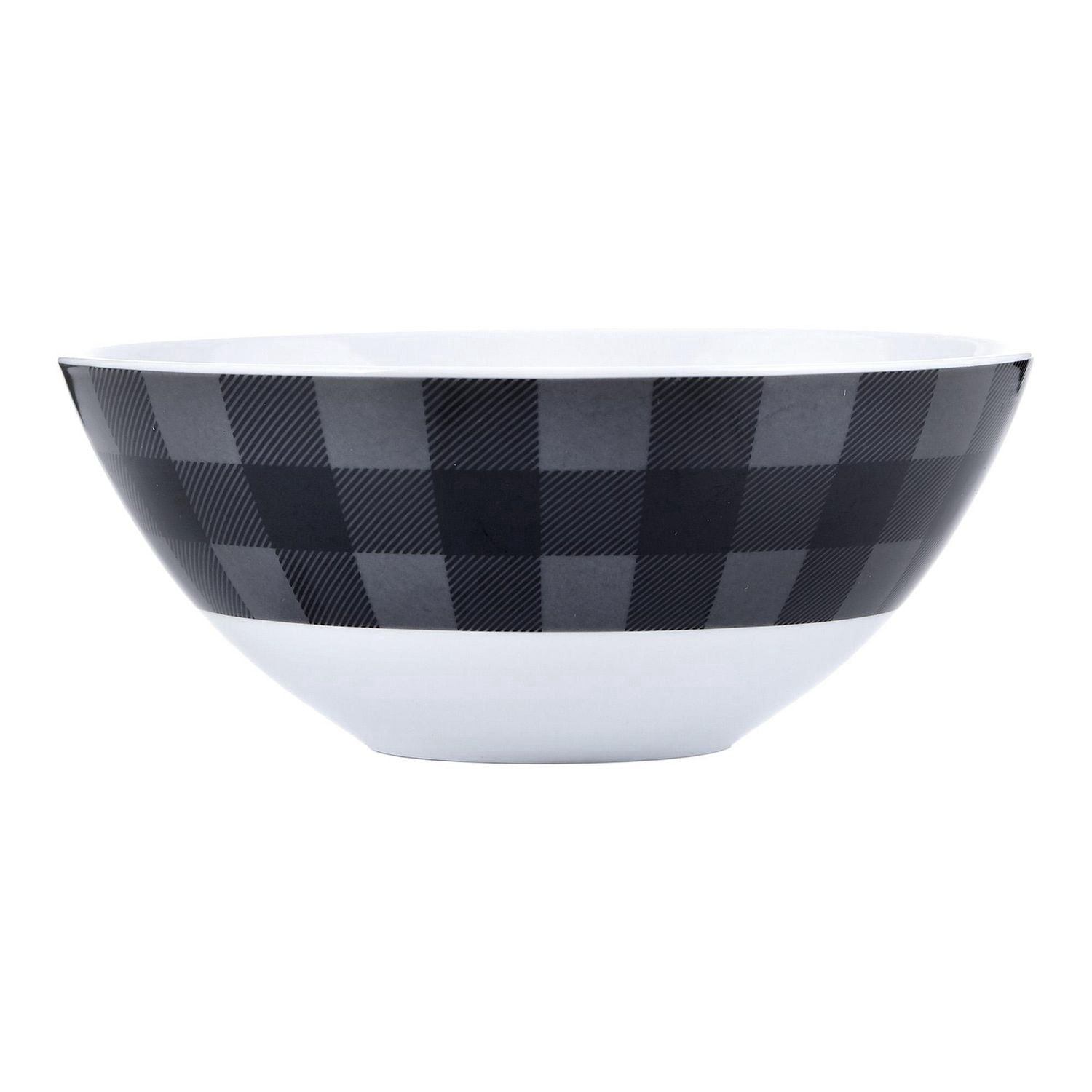 Buffalo Plaid Grey/Black 16PC Dinnerset