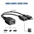 thumbnail image 3 of OTG Cable for fire Stick, Micro OTG Cable for Samsung Galaxy, Amazon Fire TV, Compatible with LG HTC Android Phone Tablet Micro USB Host with Micro USB Power - 3 Pack, 3 of 5