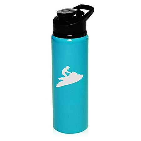 Sport Jet Ski - MIP Brand 25 oz Aluminum Sports Water Travel Bottle Jet Ski (Light-Blue)