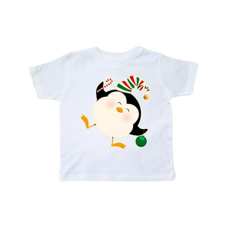 

Inktastic Happy Christmas Penguin Gift Toddler Boy or Toddler Girl T-Shirt