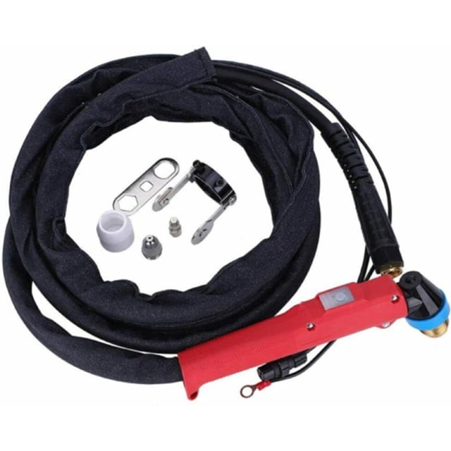 P80 Cutter Plasma Cutting Cutter Torch Completed Set Pilot Arc 4m Shield Cup