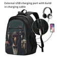 thumbnail image 2 of Disketp Stylish Avian Gathering Mochila de Viaje Estampada para Laptop con Puerto de Carga USB, Mochila Impermeable para Computadora – Regalo para Hombres y Mujeres, 2 of 7
