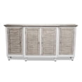 thumbnail image 2 of Islamorada 4-Door Credenza TV Stand Entertainment Unit Hallway Dresser, 2 of 13