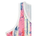 thumbnail image 3 of KVMeteor Women's American Flag Sleeveless Tank Tops 4th of July Stripes Patriotic T Shirts, 3 of 8